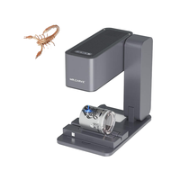 Mesin Pemotong, Penanda, dan Pengukir Laser Fiber CNC 10W Berpendingin Udara dengan Autofokus DIY, Mendukung DXF/PLT/BMP/AI/DWG