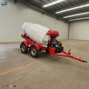 Heißer 4Cbm Dieselbe ton mischer tank 4 Kubikmeter Transport beton anhänger für Bau-und Konstruktion projekte - Product Image 1