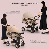 Poussettes multifonctionnelles pour enfants à vue panoramique, poussettes pliantes pour nouveau-nés, pour les voyages et l'usage quotidien