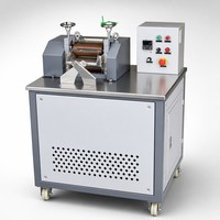 Machine de granulation de plastique, laboratoire, moulin à deux rouleaux ouvert, ligne de production pilote pour le mélange et la granulation de feuilles de mousse EVA, CE