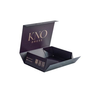 Custom Grey Board Portable Folders Paper Box Packaging for Shoes Clothing Apparel Custom Logo - Product Image 1