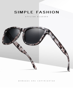 Venta caliente Nuevas gafas de sol de moda Lentes polarizadas en marcos azules y rojos Materiales de PC y TAC - Product Image 4