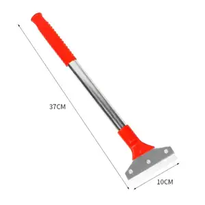 Couteau de nettoyage en acier inoxydable Grattoir pour carreaux de sol Suppression des taches tenaces Suppression des joints de verre Spatule Outils de nettoyage