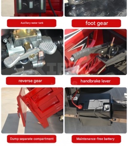 Tricycle à essence à cabine fermée de 250 cm3, <span class=keywords><strong>4</strong></span> <span class=keywords><strong>places</strong></span>, tuk-tuk pour taxi urbain - Product Image 5
