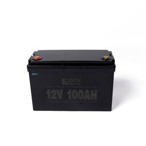 房车游艇露营用12V 100Ah LiFePO4储能电池-<span class=keywords><strong>3</strong></span>年保修1500-循环寿命 - Product Image 1