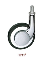 Grande chaise de toilettage pivotante électro-plaquée avec frein pivotant sans cheveux, roues universelles, matériau en nylon durable, protège-fils