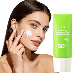 Crème solaire isolante apaisante à l'extrait de plantes SPF50+ Centella Asiatica, protection UV, marque privée OEM, adaptée aux activités de plein air - Product Image 1