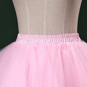 Q30434 Personnalisé 18 "45CM <span class=keywords><strong>Long</strong></span> Tutu Mini <span class=keywords><strong>Jupon</strong></span> 29 Couleurs Adulte Adolescent Bande Élastique Ballet Danse Puffy Tulle Jupes pour Femmes - Product Image 3