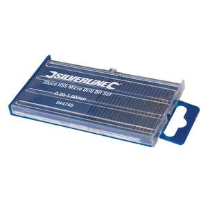 Silverline hss ชุดดอกสว่านขนาดเล็ก20pce 0.3-1.6มม. - Product Image 1
