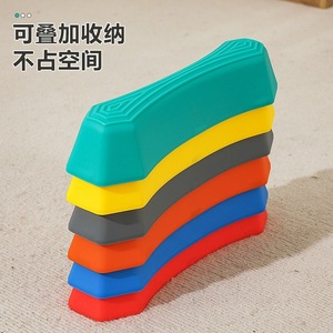 Planche tactile en plastique multicolores, 6 ou 12 pièces, équipement d'entraînement sensoriel intérieur pour enfants - Product Image 2