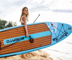 Tabla de Paddle Surf Inflable OEM de Alta Calidad con Diseño de Madera BT04 - Product Image 1