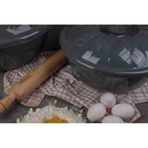 27000ml Yonca plastique lave-vaisselle couvercle sans BPA grand bol de stockage profond récipient de préparation alimentaire polyvalent Durable - Product Image 4