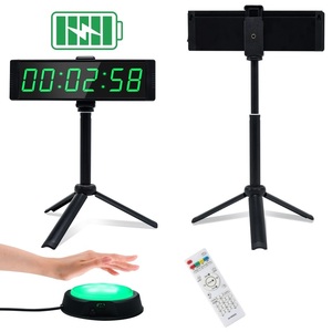 <span class=keywords><strong>Cronometro</strong></span> Elettronico Digitale GX <span class=keywords><strong>con</strong></span> Batteria Integrata Ricaricabile, Display LED, Timer per Giochi <span class=keywords><strong>con</strong></span> Telecomando e Pulsante a Pressione, Supporto da Tavolo - Product Image 1