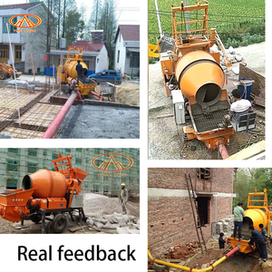 Bomba de Concreto Portátil a Diesel com Misturador 30m3/h Pumpcrete com Misturador - Product Image 4