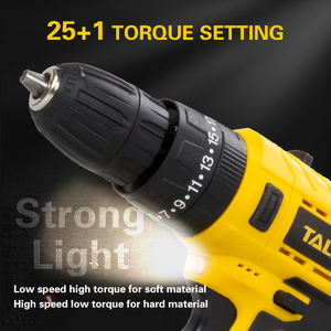 Taladro Inalámbrico de 21V con Motor de Escobillas, Mango Ergonómico y Clip <span class=keywords><strong>para</strong></span> Cinturón <span class=keywords><strong>para</strong></span> un Uso Sencillo en Sitios de Trabajo - Product Image 6