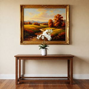 Bouquet de fleurs artificielles abordable pour appartement locatif, chambre d'étudiant et décoration de première maison – Orchidée Phalaenopsis artificielle - Product Image 1