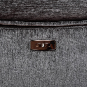 Canapé d'angle moderne en bois inclinable, rembourré en tissu, avec recharge sans fil, extensible, pour salon de villa - Product Image 6