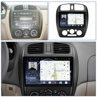 Penhui 16 + 512GB Crystal Sound 850 Android 14 Radio de coche para Mazda 323 Haima Freema Ford Laser Manual AC 2002-2008 REPRODUCTOR DE DVD