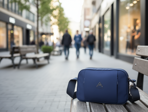 Women's Composite Fabric <b>Shoulder</b> Bag Single <b>Strap</b> Zip Closure Daily Use - Product Image 2