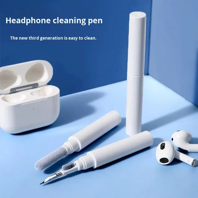 First-generation Cross-Border Bluetooth Earphone Cleaning Pen Brush Multi-Function Earbuds Earplug Cleaner Plastic Handle