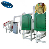 Ligne de lavage de sacs tissés haute capacité, machine de nettoyage à sec sans eau pour sacs de ciment et de farine