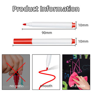 Marqueurs liquides <span class=keywords><strong>pour</strong></span> enfants non toxiques et lavables, lot de 12 couleurs, à base d'eau, effaçables à sec et à l'eau, <span class=keywords><strong>pour</strong></span> tableau noir, fenêtre, verre, art à domicile - Product Image 5