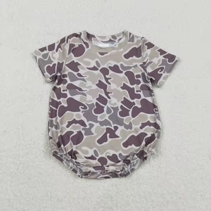 Ropa de Bebé de 0 a 2 Años, Mono de Verano con Estampado de Camuflaje, Mono Informal de Manga Corta para Bebé, Mono Tipo Romper - Product Image 5