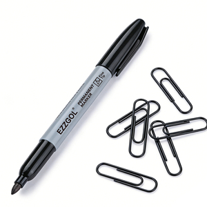EZZGOL Marcadores Permanentes <span class=keywords><strong>Baratos</strong></span> de Punta Fina, <span class=keywords><strong>Rotuladores</strong></span> Negros - Product Image 2