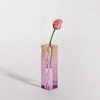 Vase à fleurs Transparent en plexiglas acrylique arc-en-ciel, Vase imperméable coloré, Vase de modélisation en acrylique