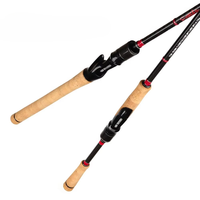 Canne à pêche au jigging lent Fuji K Guide haute résistance pour eau salée, canne à jigging en haute mer, logo personnalisé OEM
