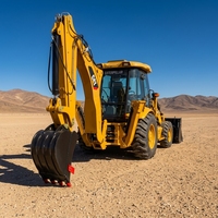 Chargeuse-pelleteuse CAT 420F d'occasion, JCB 4CX 3CX, origine Japon, machine à roues et chenilles, état impeccable, pièces d'origine usine