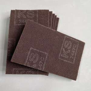 7447C Rollo de Zambro sin madera Almohadilla de molienda abrasiva 145*230 Material de aluminio de acero de pulido de molienda marrón - Product Image 6