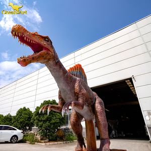 Proveedor de Proyectos Llave en Mano, Diseño de Modelo de Dinosaurio Animatrónico Grande y Dinámico de Fibra de Vidrio y Metal para Parques de Aventura y Centros Comerciales - Product Image 3