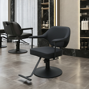 Chaise de <span class=keywords><strong>barbier</strong></span> moderne de luxe <span class=keywords><strong>du</strong></span> Japon et de la Corée <span class=keywords><strong>du</strong></span> <span class=keywords><strong>Sud</strong></span> meubles de levage rotatifs noirs durables livraison rapide pour les salons - Product Image 1