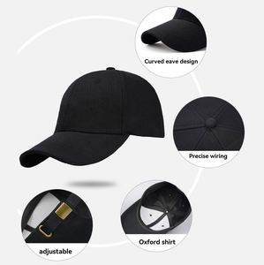 Gorra de Béisbol Personalizada con Logotipo, Gorra Deportiva de 6 Paneles, Ajustable, Lisa, para Publicidad, con Impresión, Bordado y Patrones - Product Image 3