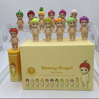 Authentieke Sonny Angels Fruit Series Blind Box Complete set 12 stuks Schattige mini-engel figuurtjes verzamelbaar bureau ornament cadeau