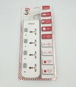 ซ็อกเก็ต<span class=keywords><strong>ต่อ</strong></span>สายเคเบิลทองแดงตะกั่วพลังงานอเนกประสงค์3/4/5ทางพร้อม<span class=keywords><strong>ไฟ</strong></span>แสดงสถานะ <span class=keywords><strong>LED</strong></span> และสวิตช์แยก - Product Image 6