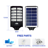 Lampadaire Solaire LED SMD Extérieur Tout-en-un Intégré IP65 1800W 3600W
