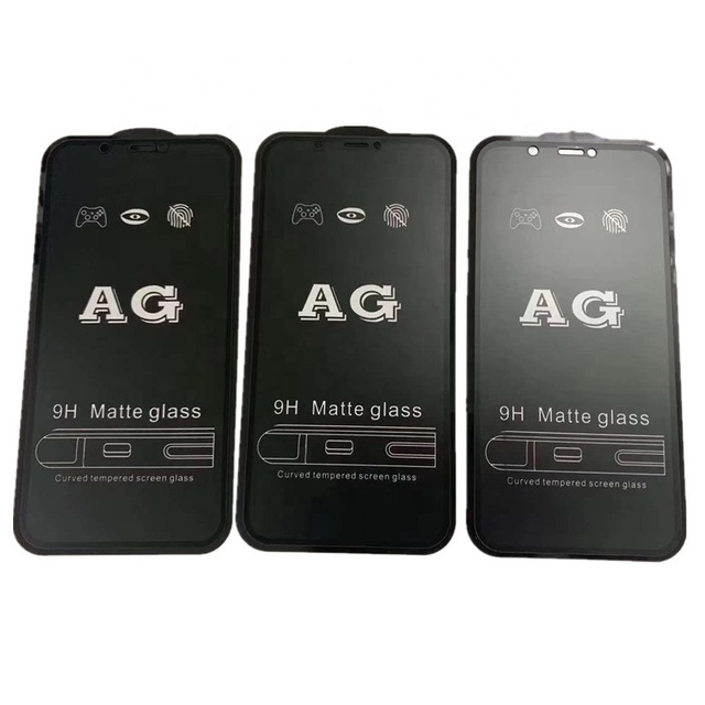 Tempered Glass Film for Smartphone AG Matte Frosted Full Cover Tempered Glass for Vivo Y17 & Y3 Screen Protector