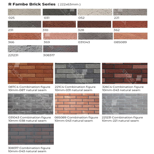 Revêtement mural intérieur en argile modifiée mcm, doux, flexible, briques fendues, panneaux <span class=keywords><strong>de</strong></span> pierre artificielle flexibles, carreaux <span class=keywords><strong>de</strong></span> faux briques modernes - Product Image 3