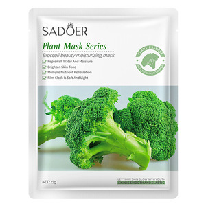 SADOER hidratante brillo rejuvenecedor frijol negro Sakura arroz ginseng <span class=keywords><strong>té</strong></span> <span class=keywords><strong>verde</strong></span> brócoli bambú lavanda máscara facial - Product Image 4