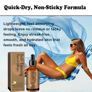 Gotas de bronceado <span class=keywords><strong>oral</strong></span> vegano etiqueta blanca crema de bronceado vegana loción facial para beber - Product Image 2