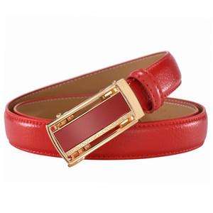 LQbelt New Fashion Women Automatic Buckles Belt Leather Belts for Woman Ratchet Belts Factory Wholesale - Product Image 4
