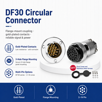 Connecteur de câble d'alimentation aérien GX30, prise mâle et femelle, 2, 3, 4, 5, 6, 7, 8, 10, 14 broches pour robot industriel
