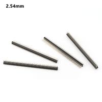 Conector de PCB de doble fila de 2.54mm, 2x2-40P, macho, conector recto DIP, contacto de latón, carcasa de nailon, clasificación IP67, 3A 12V
