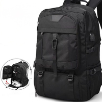 Sac à dos unisexe tout-en-un - Doublure en polyester - Capacité 36-55L - Pour la randonnée en plein air, la salle de sport, les sports et les trajets quotidiens - Imperméable