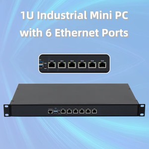 Serveur HelorPC 1U Intel <span class=keywords><strong>Core</strong></span> I5 <span class=keywords><strong>6300U</strong></span> DDR3 RAM 6 RJ45 I211 Gigabit Ethernet LAN Pare-feu Routeur Pfsense Serveur Réseau en Rack - Product Image 2