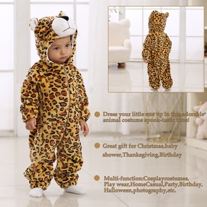 TONWHAR venta al por mayor bebé Animal mameluco Kawaii <span class=keywords><strong>Kigurumi</strong></span> mamelucos para niños disfraz de Halloween - Product Image 4
