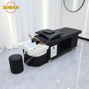 Siman Nhà Máy Salon Tóc Rửa Lưu Vực Massage Giường Hơi Nước Bát Thái Nhật Bản Đầu Spa Thái Nước Trị Liệu Dầu Gội Đầu Giường - Product Image 4