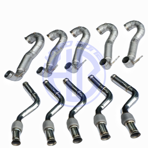 ท่อลดความร้อนท่อไอเสียสำหรับ Mercedes Benz W176 A45 AMG Cla45 AMG Gla45 AMG 2014-2016 - Product Image 6